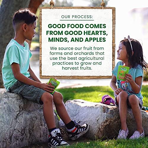GoGo SqueeZ GoGo squeeZ Fruit on the Go, Apple Apple, 3.2 oz (Pack of 12), Unsweetened Fruit Snacks for Kids, Gluten Free, Nut Free and Dairy Free, Recloseable Cap, BPA Free Pouches