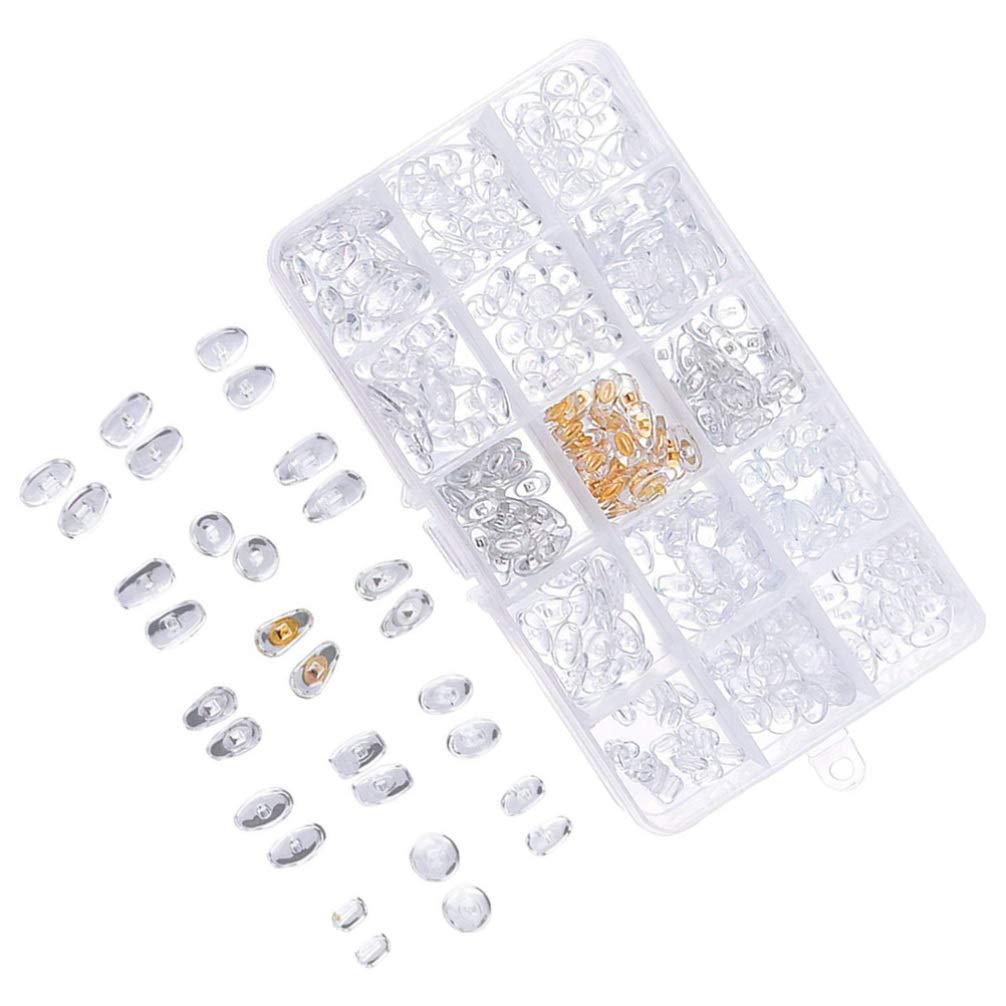 Milisten Milisten 1 Set Eyeglass Repair kit Nose Pads for Glasses Sunglasses Nose Pads Sunglass Repair kit Silicone Nose Pads Glasses Nose Grips Glasses Accessories Glasses Repair Tool Multifunction