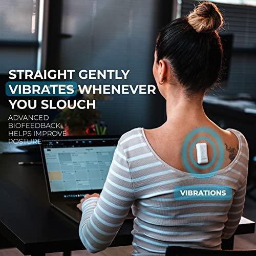 Kodgem Straight Kodgem Straight Posture Corrector Trainer for Women & Men - 2023 Updated Intelligent Posture Trainer - Upper Back Brace Smart Straightener Office Work Support - Shoulder & Back Posture Corrector Device