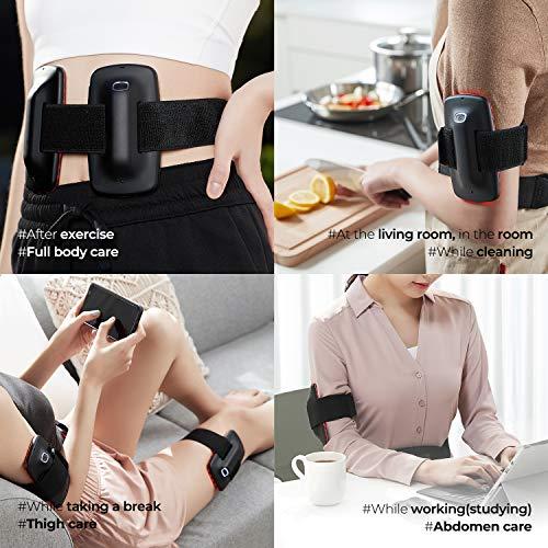 Aalok AALOK Mini Massager Near-Infrared LED Light Therapy Device, Use Portable Device at Home,Wearable Thermal Massager Covering for Pain Relief, Muscle Therapy for 12mins a Day.