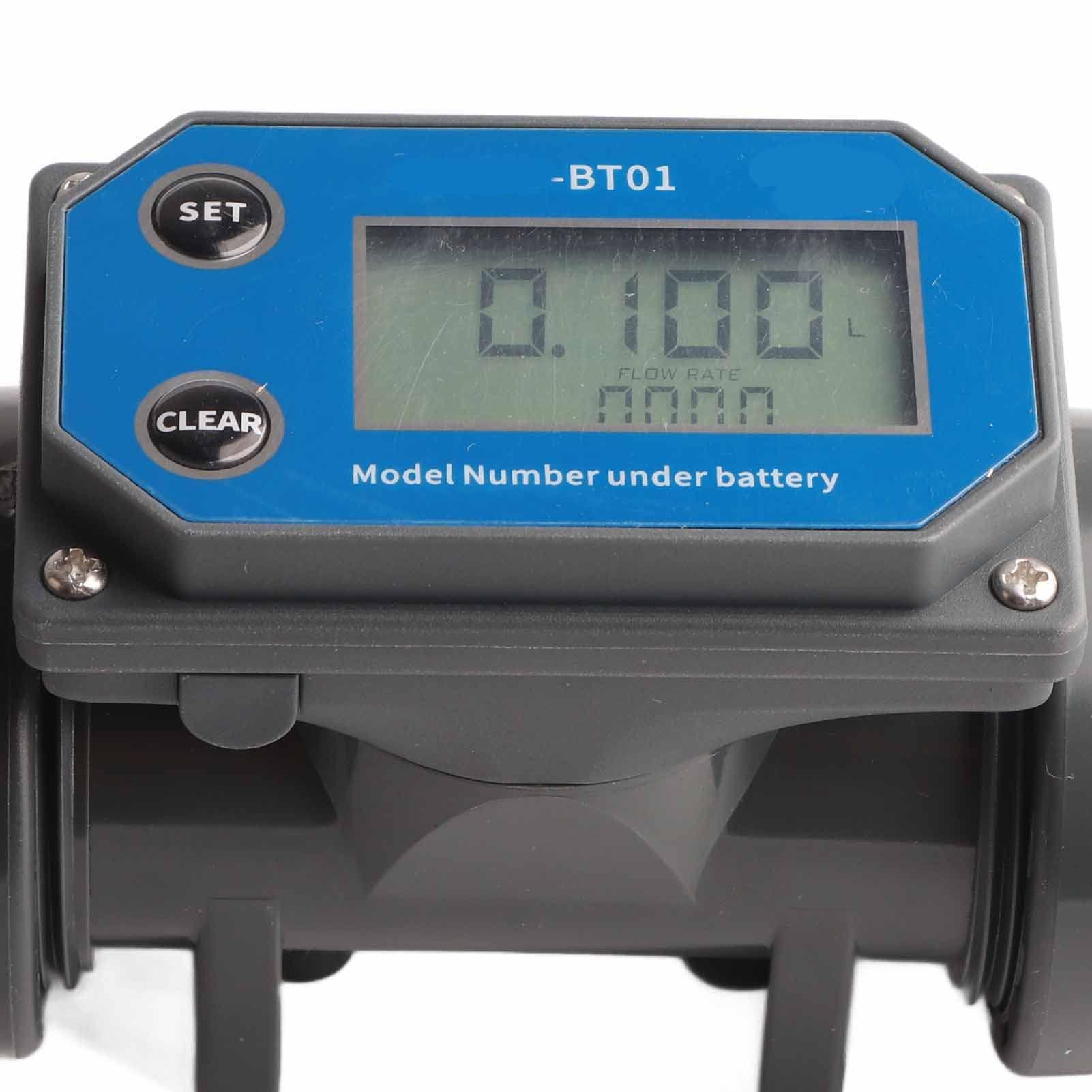 Pyhodi Water Flowmeter, High Accuracy Water Flow Meter Sensitive Response for Swimming Pool