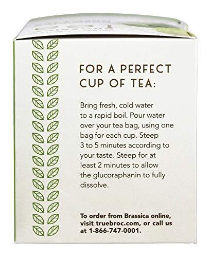 Brassica Tea Brassica Tea Decaf Sencha Green Tea with truebroc, 16 Tea Bags