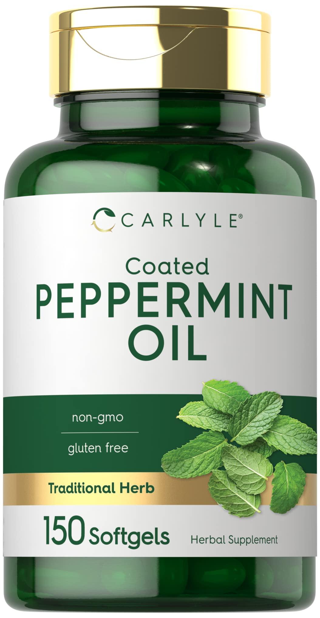 Carlyle Carlyle Peppermint Oil Capsules | 150 Softgels | with Rosemary and Thyme