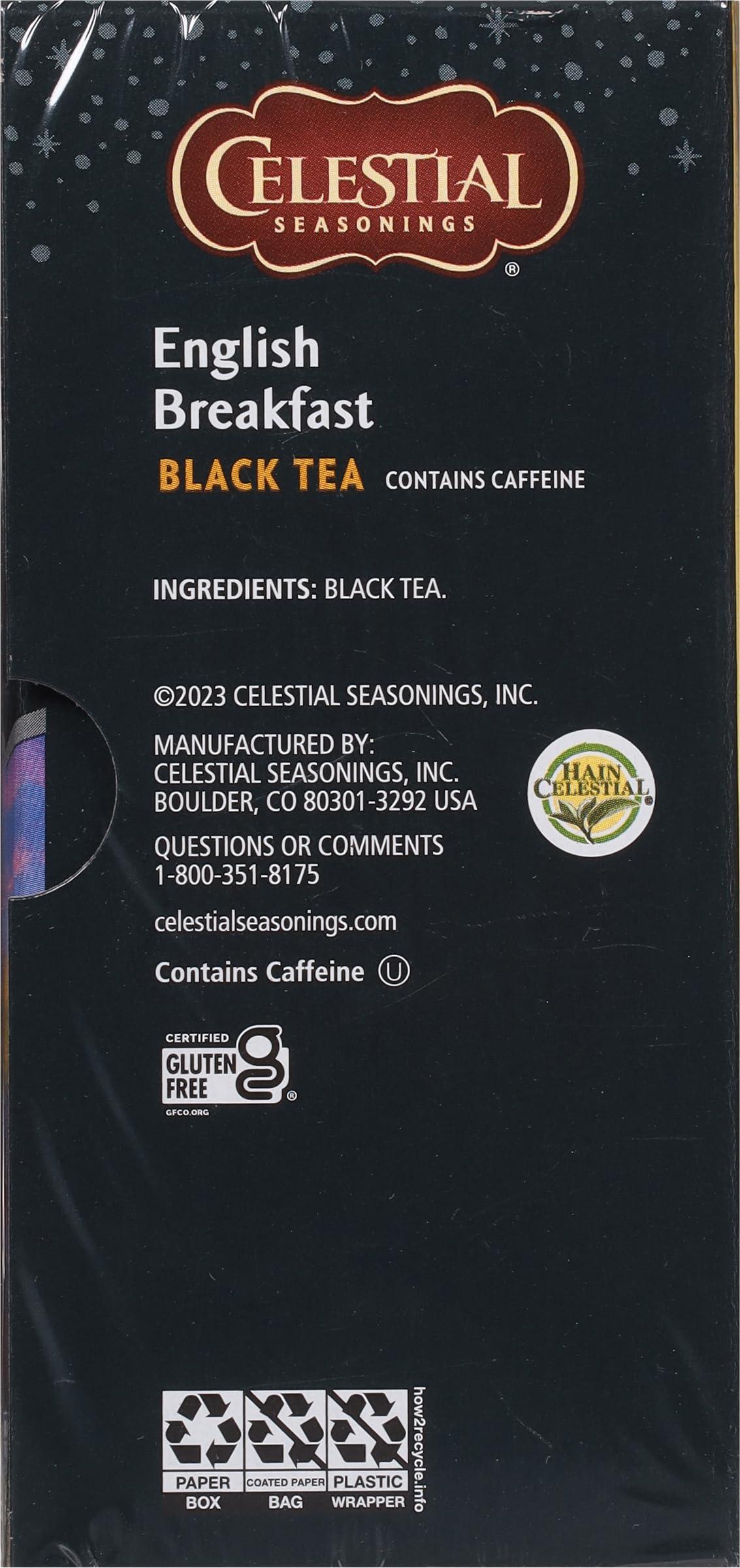 Celestial Seasonings Celestial Seasonings Black Tea, English Breakfast, 20 Count (Pack of 6) (Packaging May Vary)
