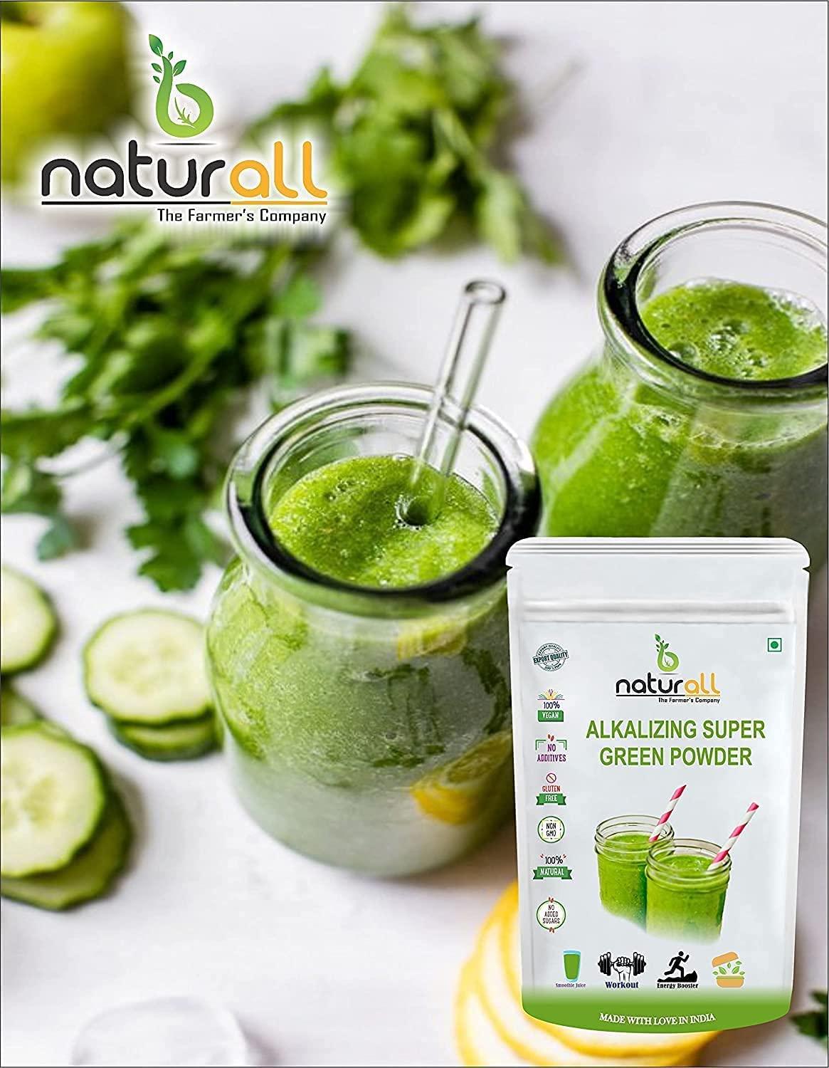BETT BETT Alkalizing Super Greens | Natural Vitamins and Minerals | Rich in Antioxidants - 200 GM by B Naturall.