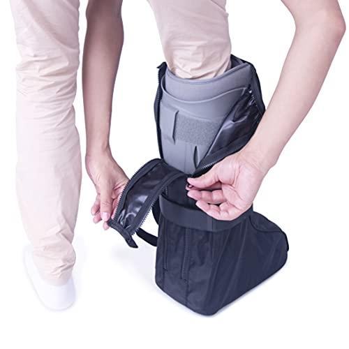 Life-C Life-C Walking Boot Cover Medical Cast Fracture Orthopedic Brace Leg Foot Support with Sole High Tall Black L