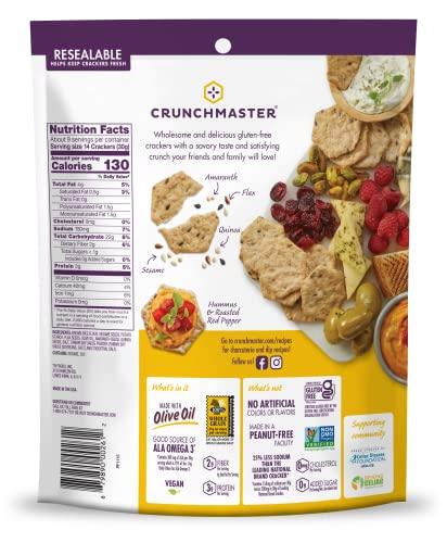 Crunchmaster Crunchmaster Gluten-Free Multi-Seed Original Cracker Party Pack 9oz.(Pack of 12)