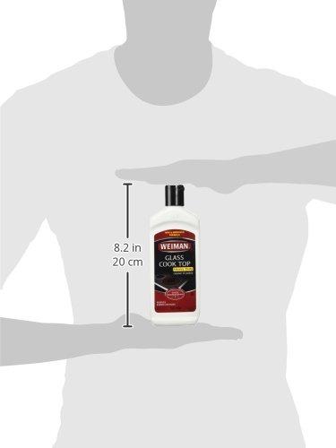 Weiman Weiman Glass Cooktop Heavy Duty Cleaner & Polish - Shines and Protects Glass/Ceramic Smooth Top Ranges with its Gentle Formula - 10 Oz., Clear