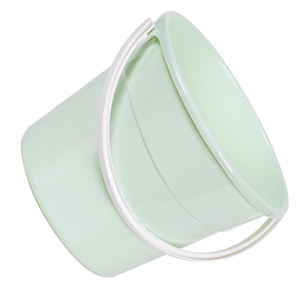 Amosfun Amosfun Plastic Buckets Plastic Bucket with Handle Round Water Bucket Bath Bucket Water Container for Camping Travel Beach Summer Party Accessory Green Cleaning Bucket