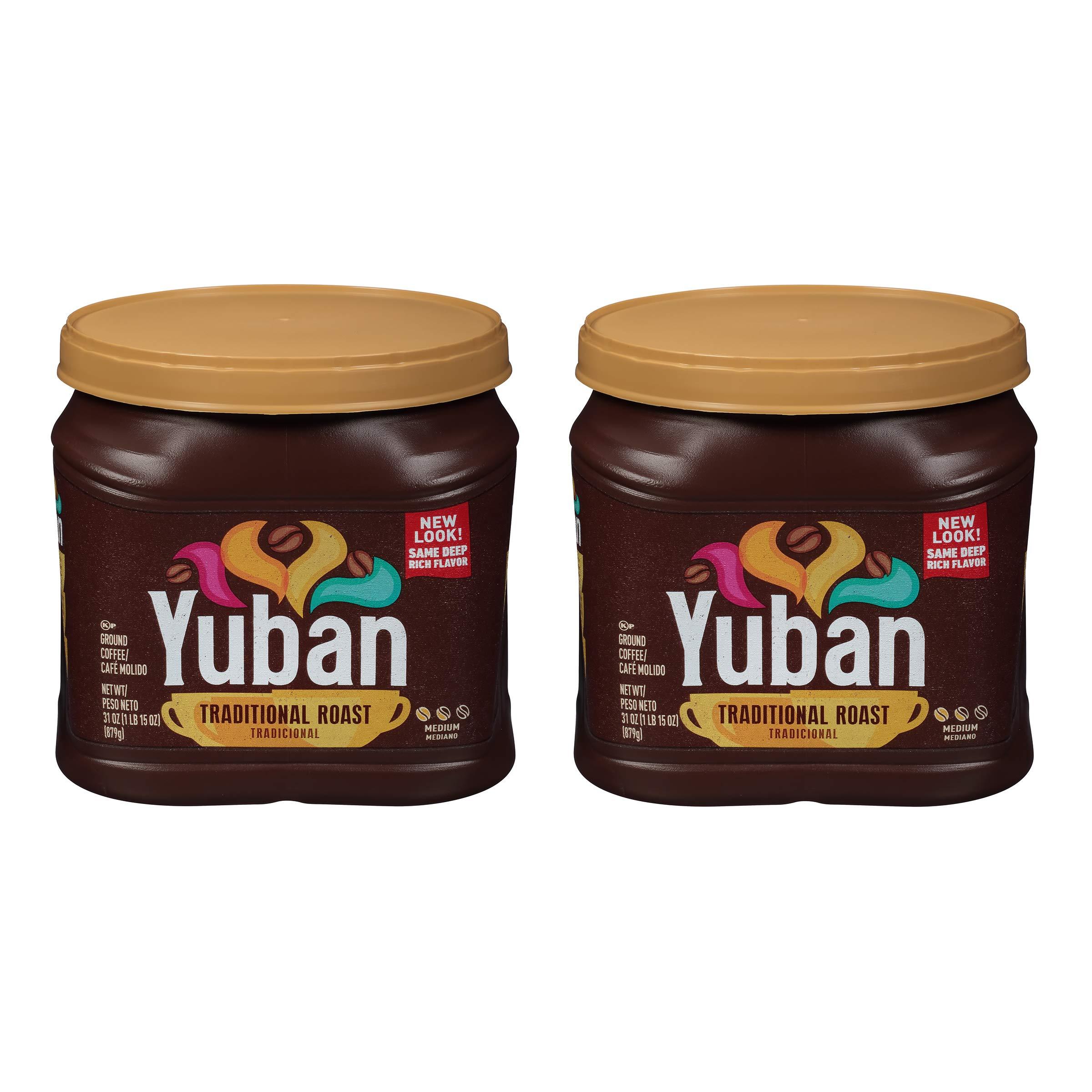Yuban Yuban Traditional Medium Roast Ground Coffee (31 oz Canisters, Pack of 2)