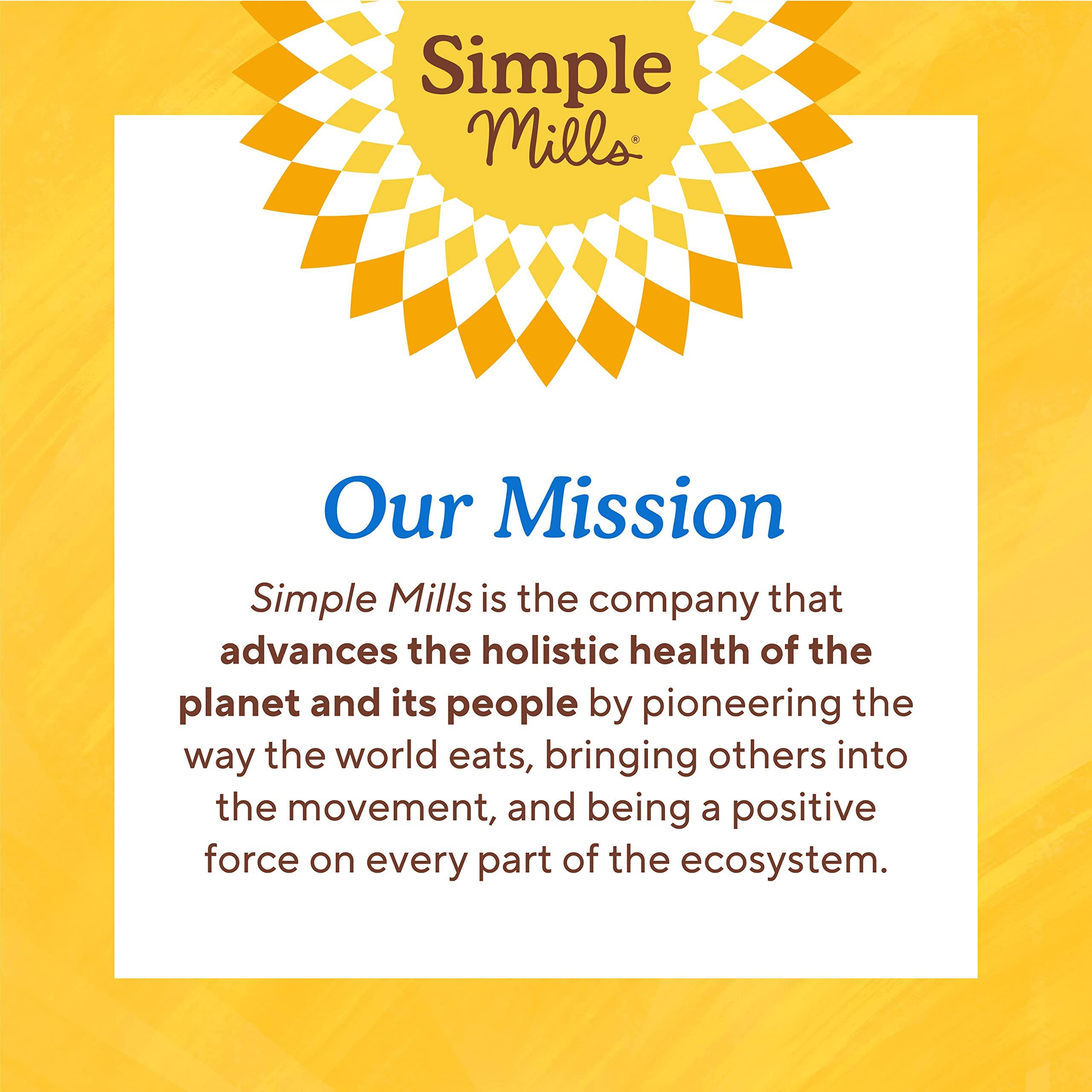 Simple Mills Simple Mills Almond Flour Snack Bars (Chocolate Brownie) with Organic Coconut Oil, Chia Seeds, Sunflower Seeds, and Flax Seeds, 6oz, 1 Count