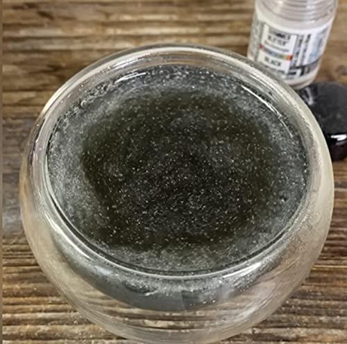Signature Drink Lab Edible Glitter for Drinks • Shiny Glitter, Shimmer Beverage Dust for Cocktails, Beer, Wine and More - Color Series Black - 3 gram Shaker