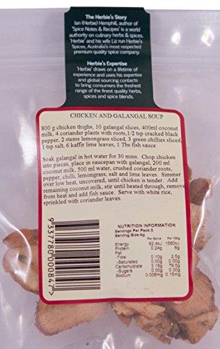 Epicurean Kitchen Herbie's Spices Galangal Slices - 20g