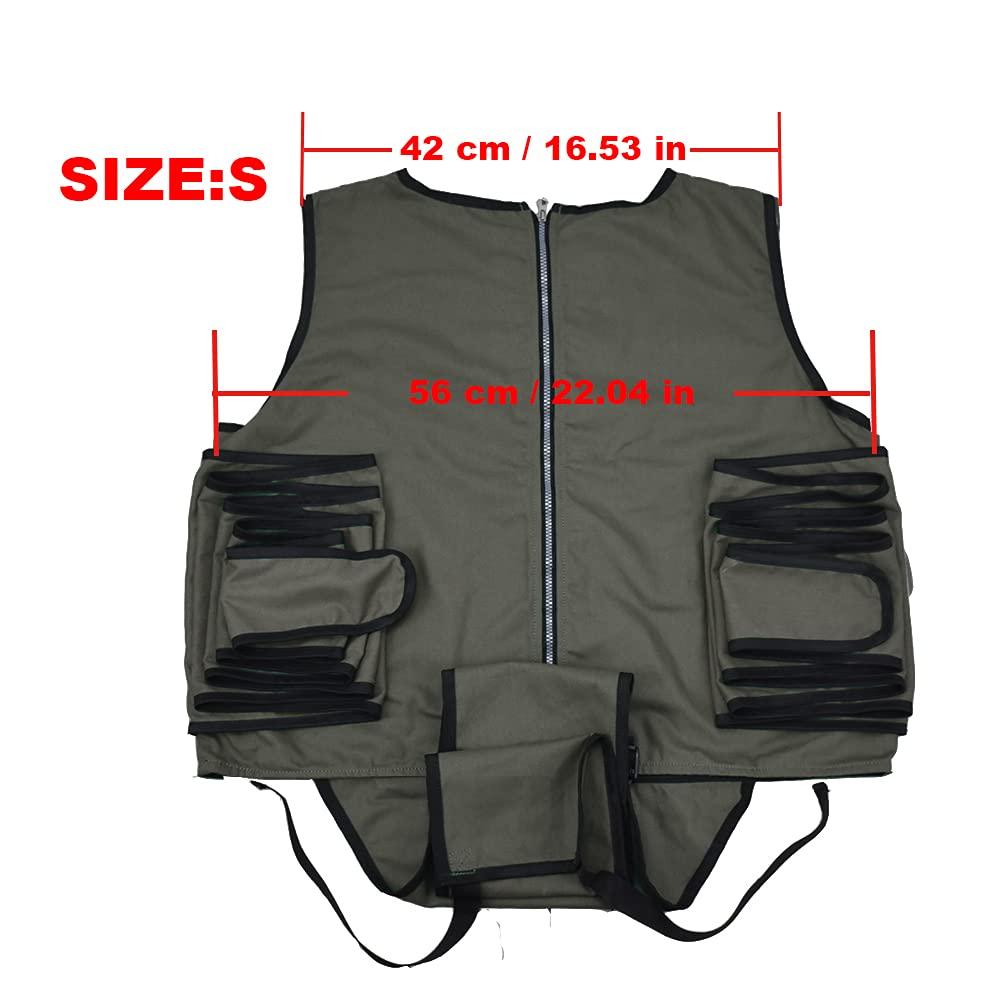 DOPHO DOPHO Anti-Falling Bed Chair Restraint Vest Elderly Cotton Wheelchair Seat Belt Restraint Clothes Band Clothing for Dementia Patients Nursing Care Products (S Grey)