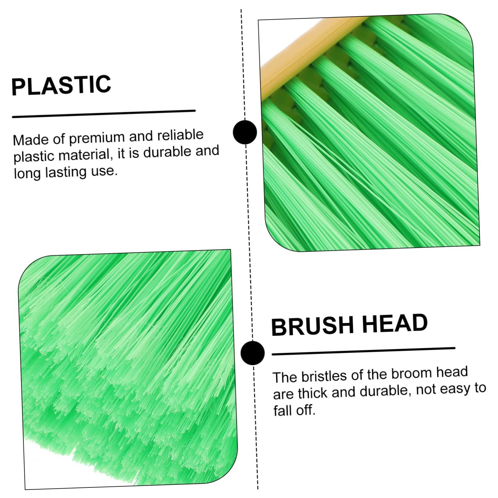 Anneome Anneome Plastic Broom Head Replacement Durable Household Broom Head Accessories for Cleaning Compatible with Standard Broom Handles for Indoor and Outdoor Use
