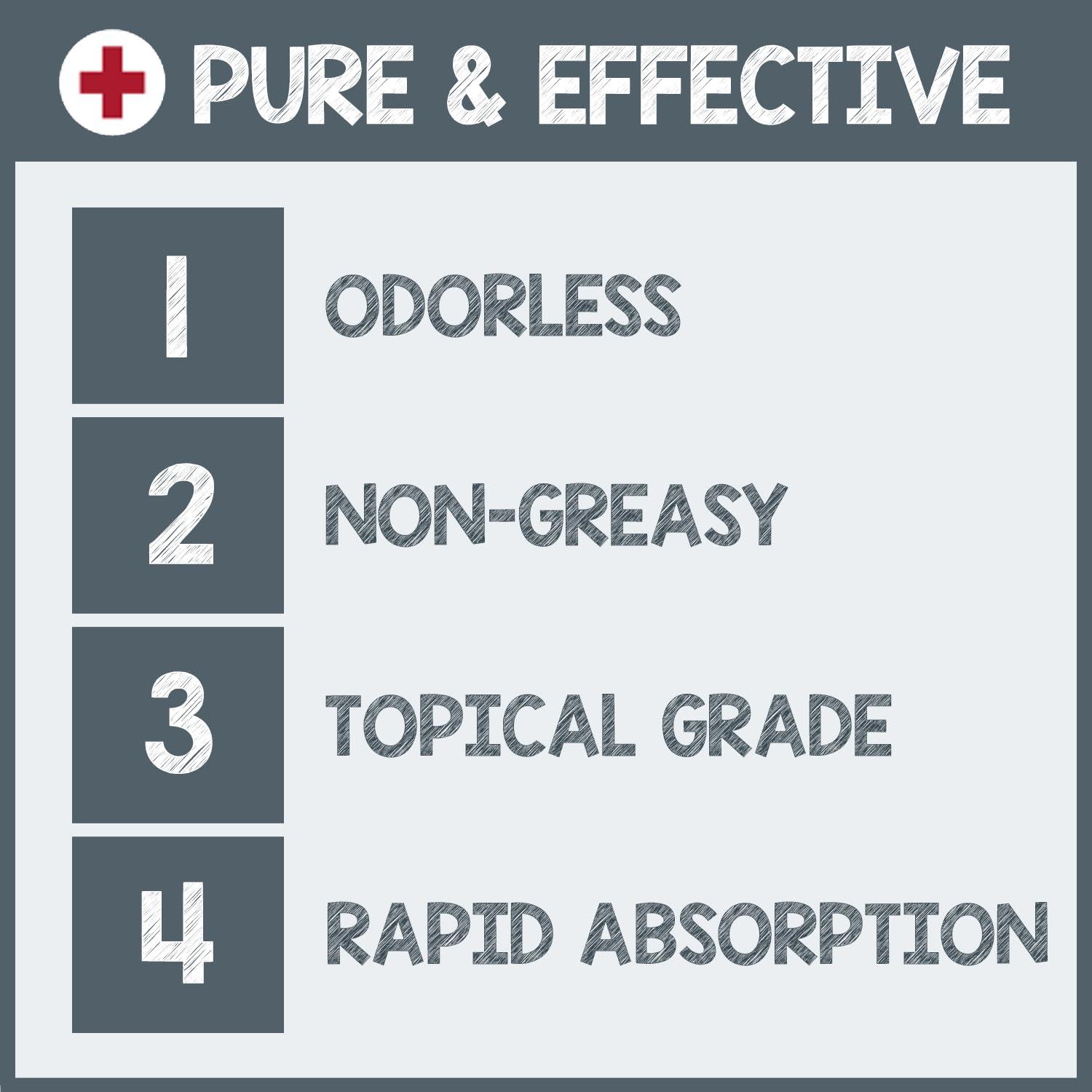 pureSCRUBS Fast Acting Pure Topical Magnesium Oil Spray for Feet, Skin, Body, Ultra Fast Absorption for Better Health, Pure Zechstein Brine - (4 fl oz - 1pk)
