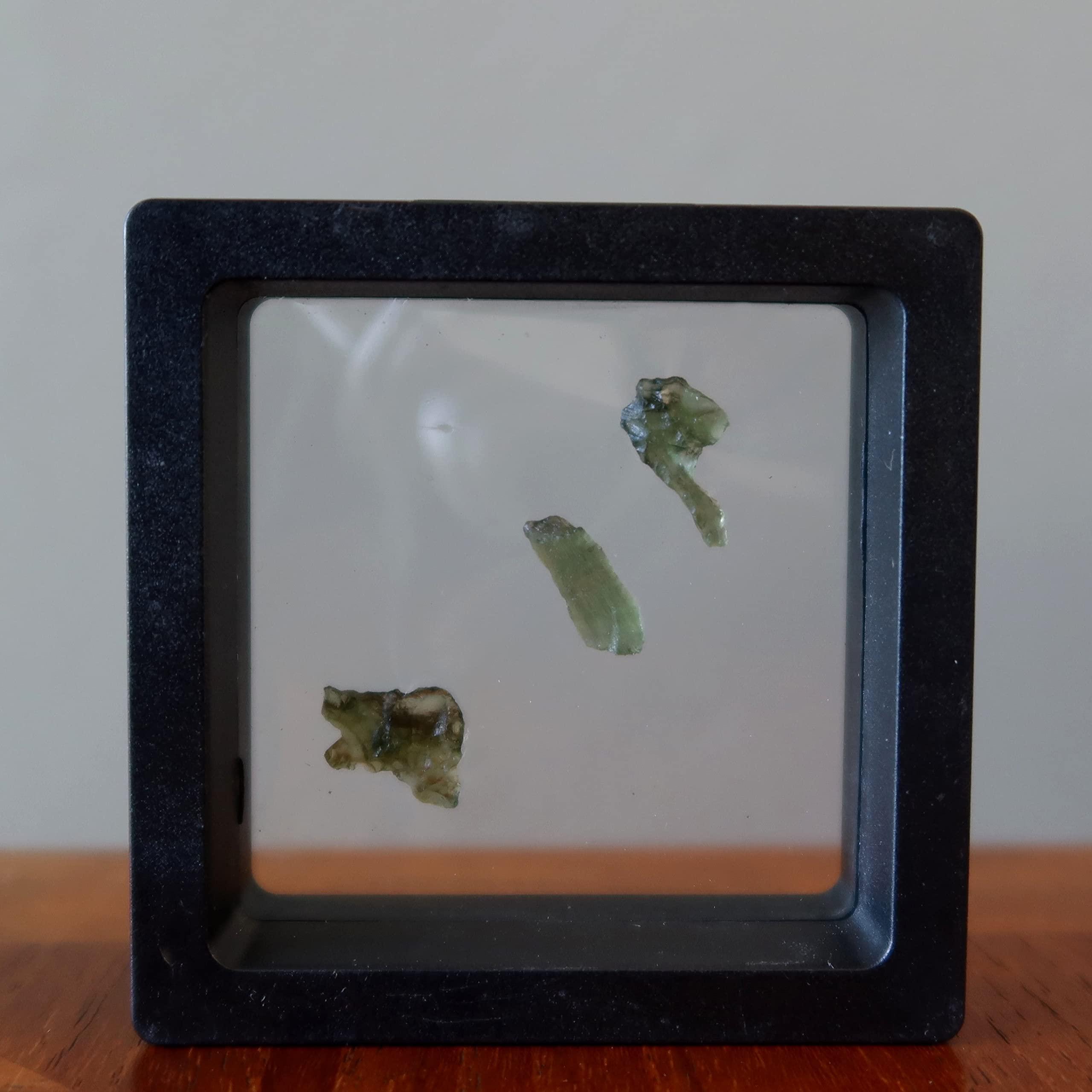 Satin Crystals Satin Crystals Moldavite Mini Tiny Real Green Gemstone Tektite Single