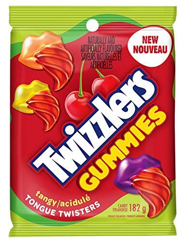 Twizzlers Twizzlers Gummies- Tangy Tongue Twisters Candy, 182g/6.4 oz. (10ct) {Imported from Canada}