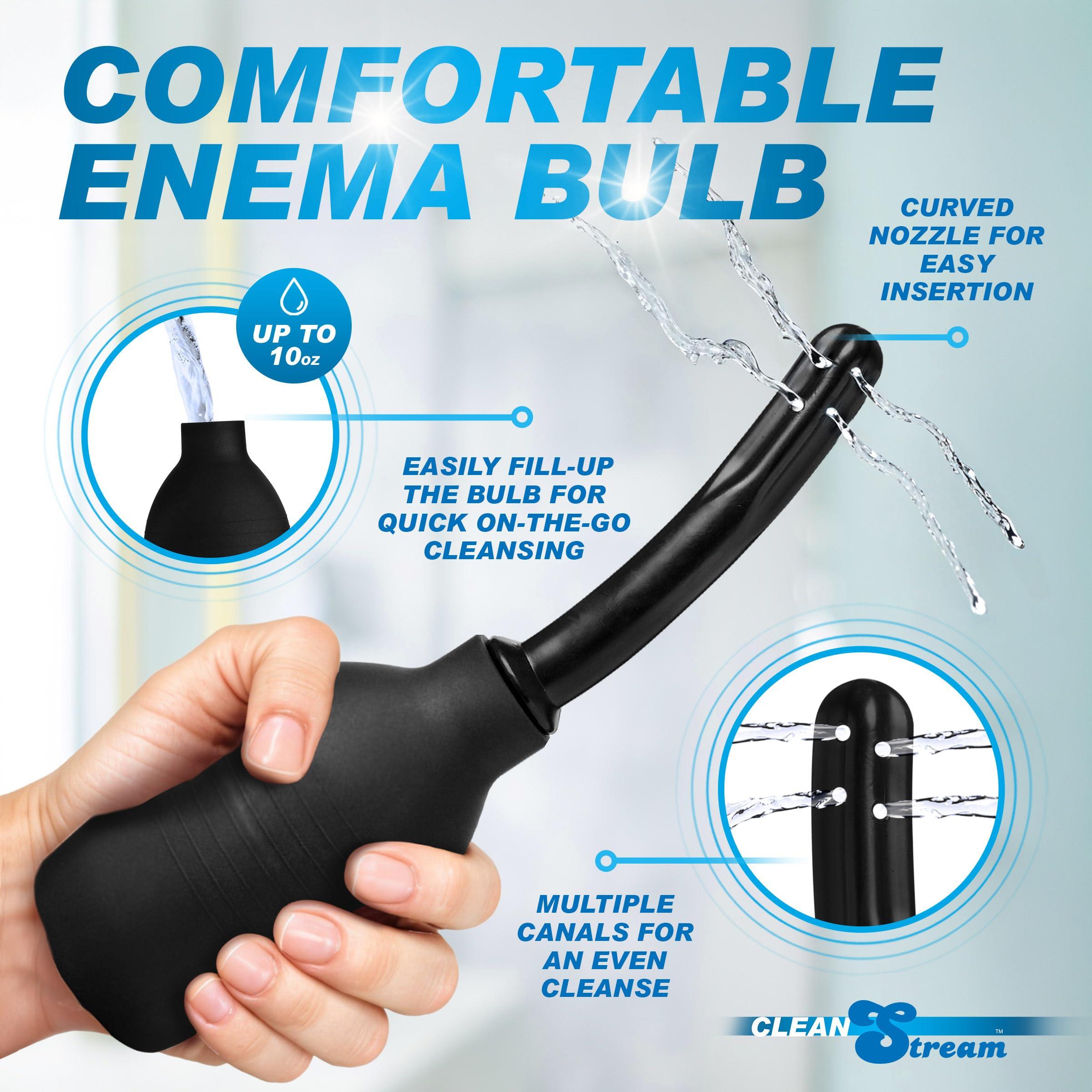 Cleanstream Cleanstream Angled Enema Nozzle, Silver