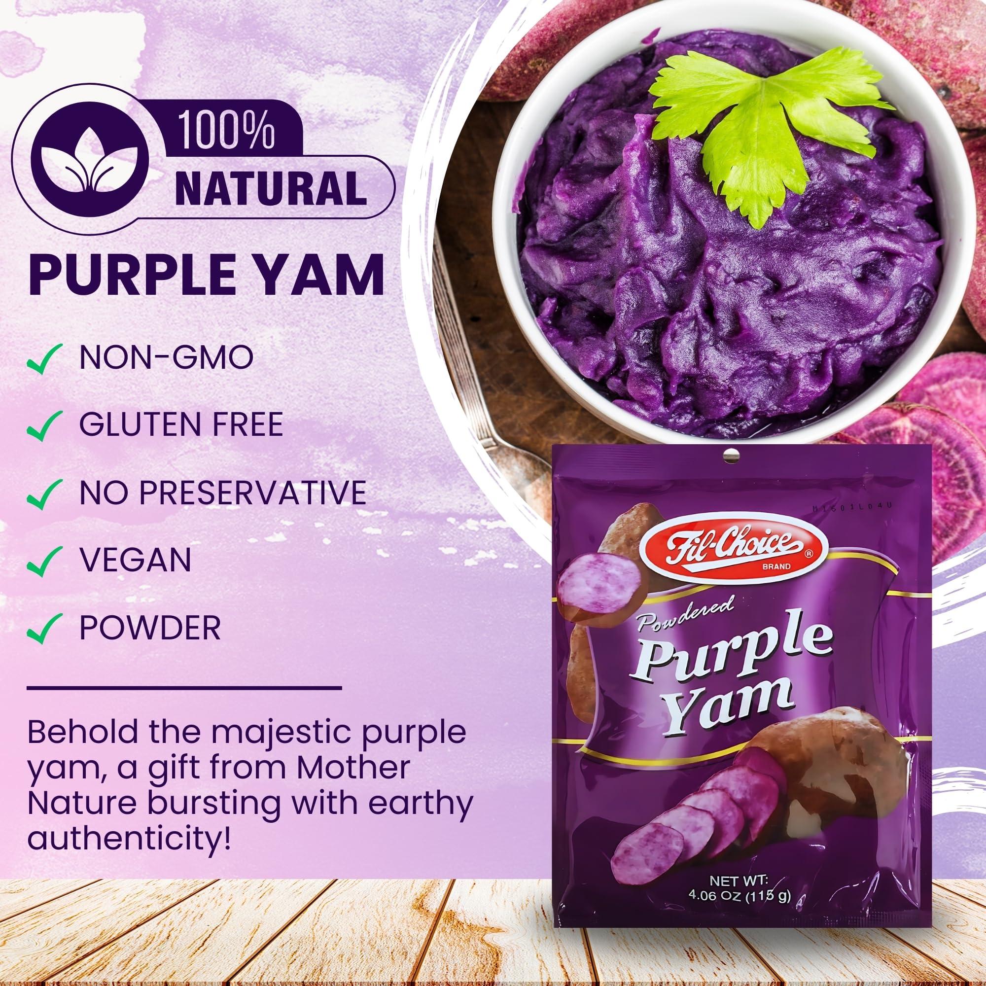Fil Choice Brand 4.06oz Fil Choice Brand Powdered Purple Yam (One Bag Per Order)