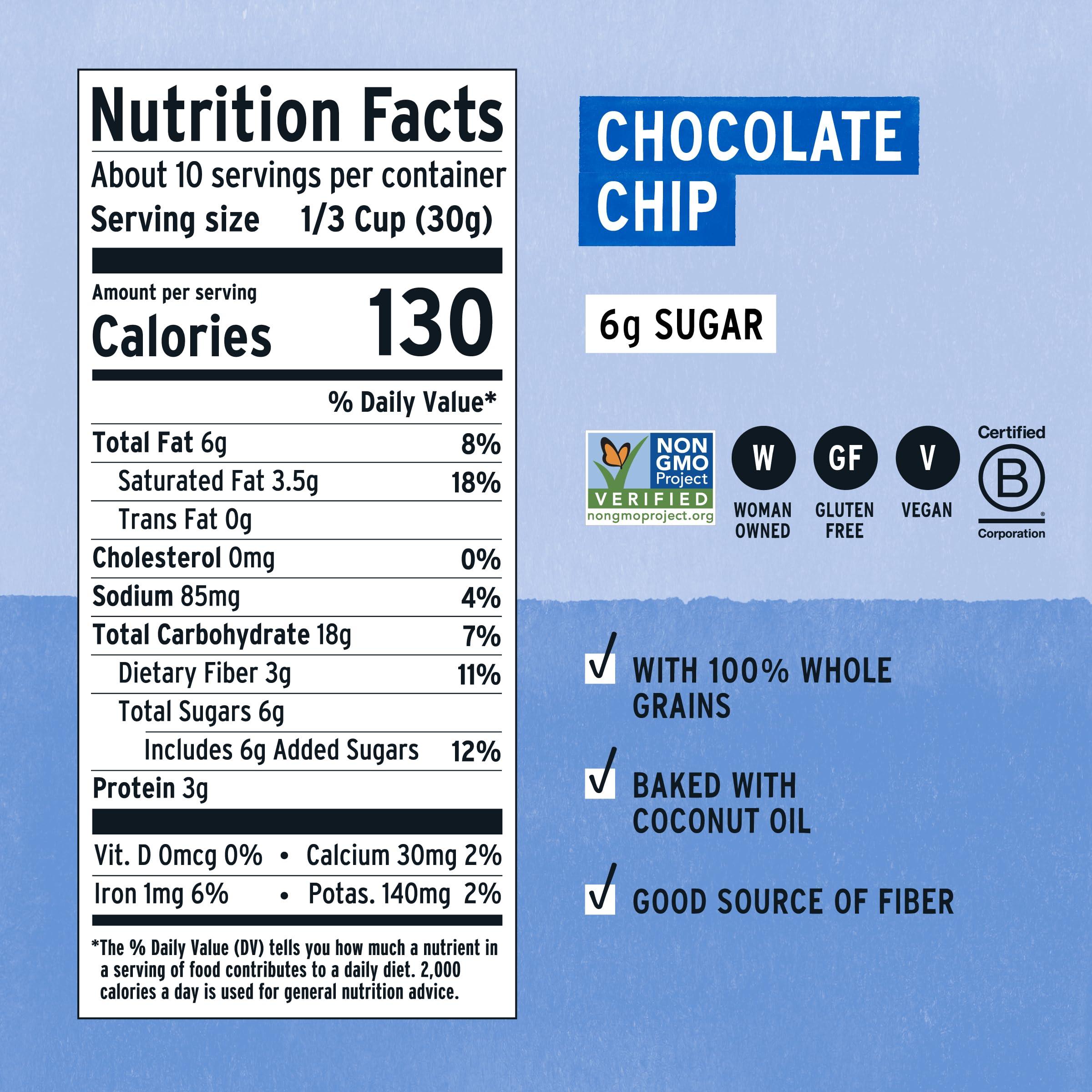 purely elizabeth. Purely Elizabeth Cookie Granola, Chocolate Chip, Gluten-Free, Non-GMO (11oz Bag)