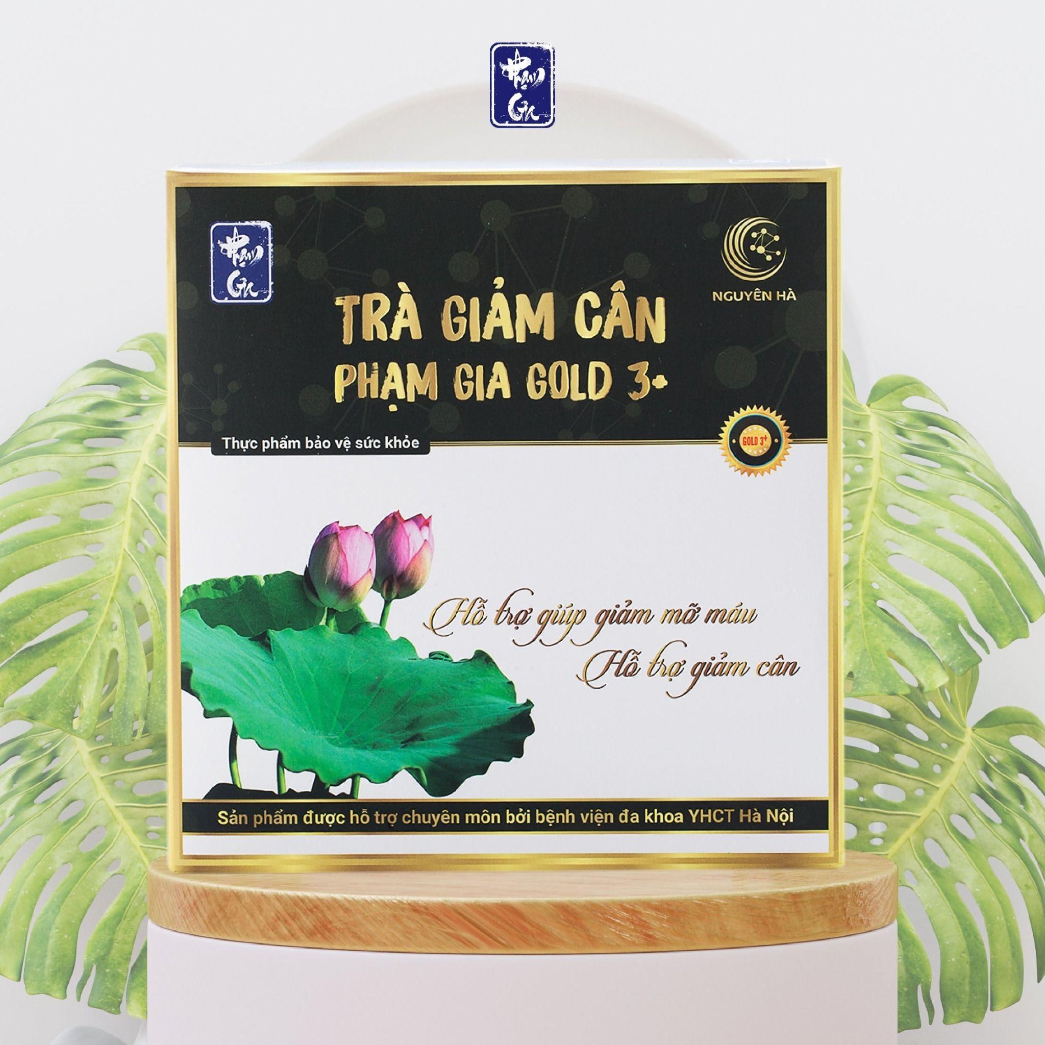 Generic Generic Herbal Tea Bag Pham Gia GOLD 3+ - Pham Gia Gold 3 plus - Tra Giam Can Pham Gia - Healthy Tea Bag Pham Gia - 40 Bags/box