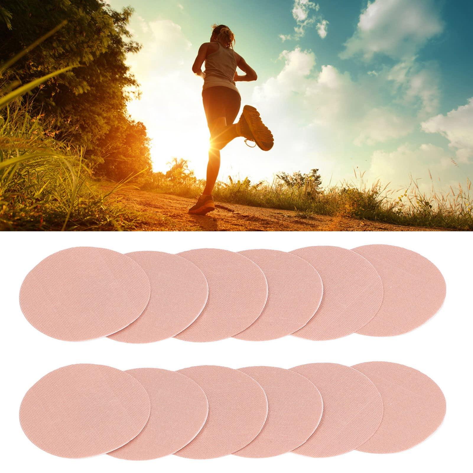 RIESKAS 30pcs Waterproof Adhesive Patches for Skin Falling Prevention Breathable Elastic Fabric Adhesive Cover for Sensor Hiking Camping Outings