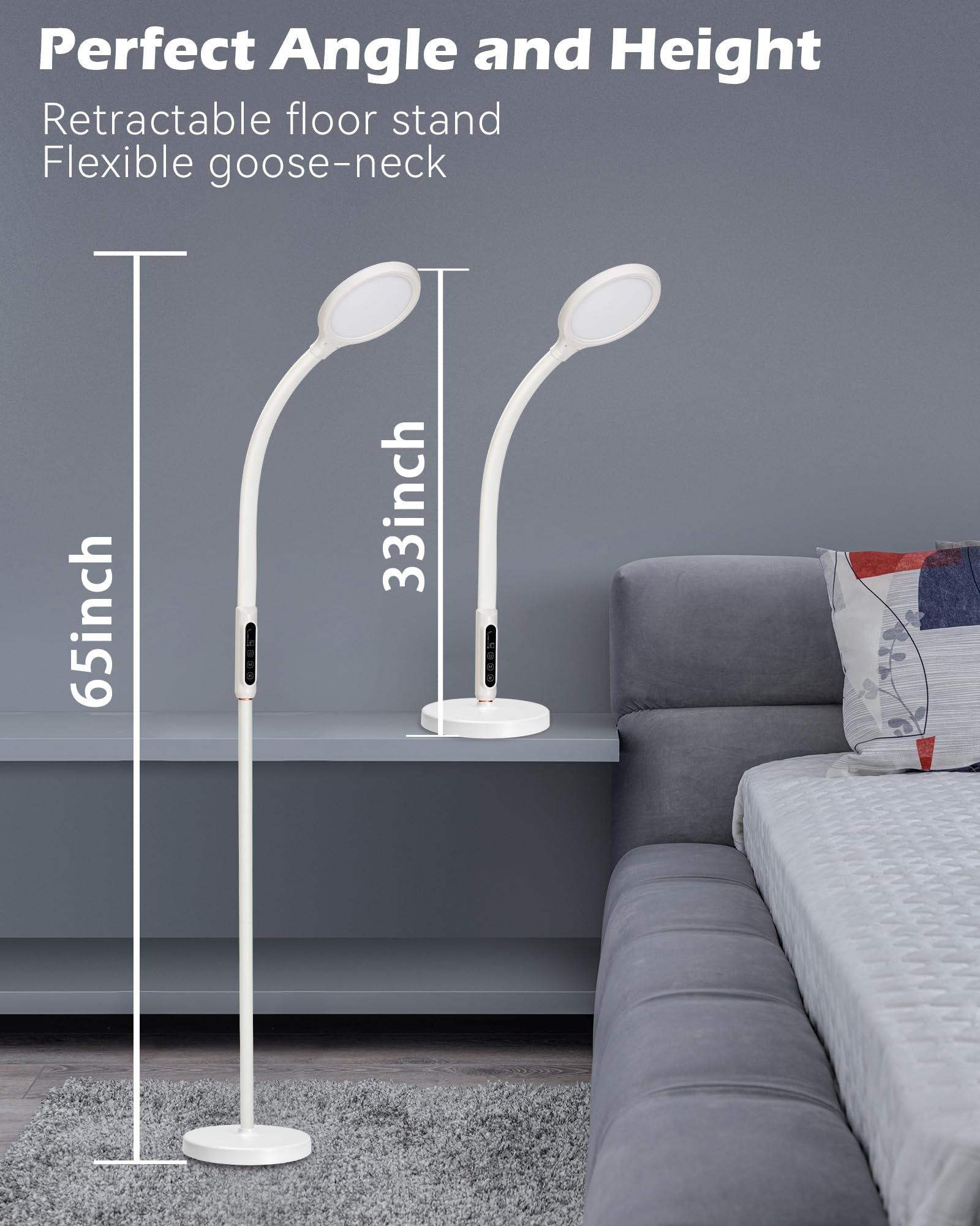 Aoife Aoife Light Therapy Lamp, 11000 Lux Sun Light Therapy Lamp, UV-Free Sunlight Lamp, 10 Brightness Levels, Full Spectrum Happy Therapy Lamp