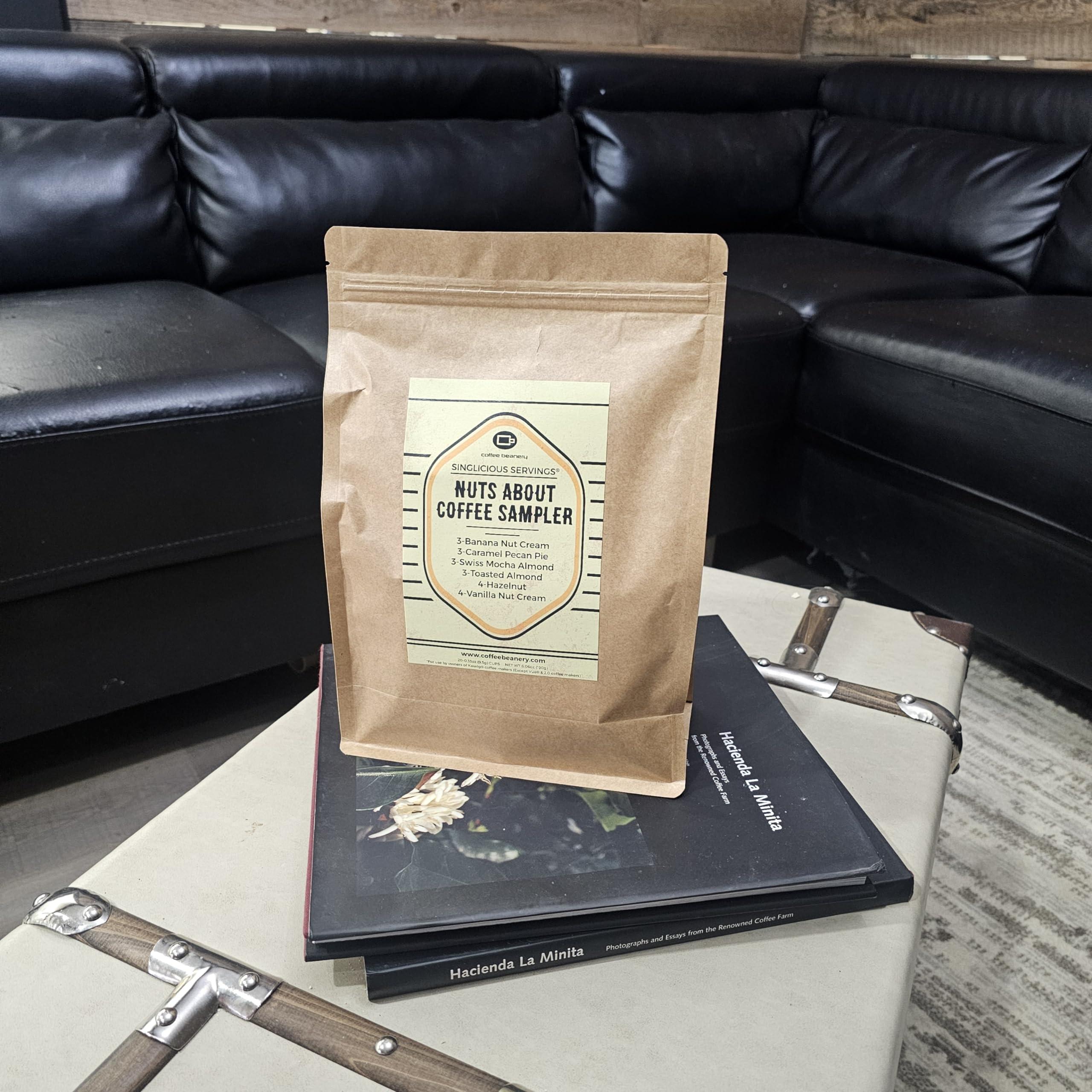 Coffee Beanery Nuts About Coffee Pods Variety Pack of Coffee Pods by Coffee Beanery | 20ct Flavored Coffee Pods Medium Roast Coffee Pods| 100% Specialty Arabica Coffee| Gourmet Coffee Pods