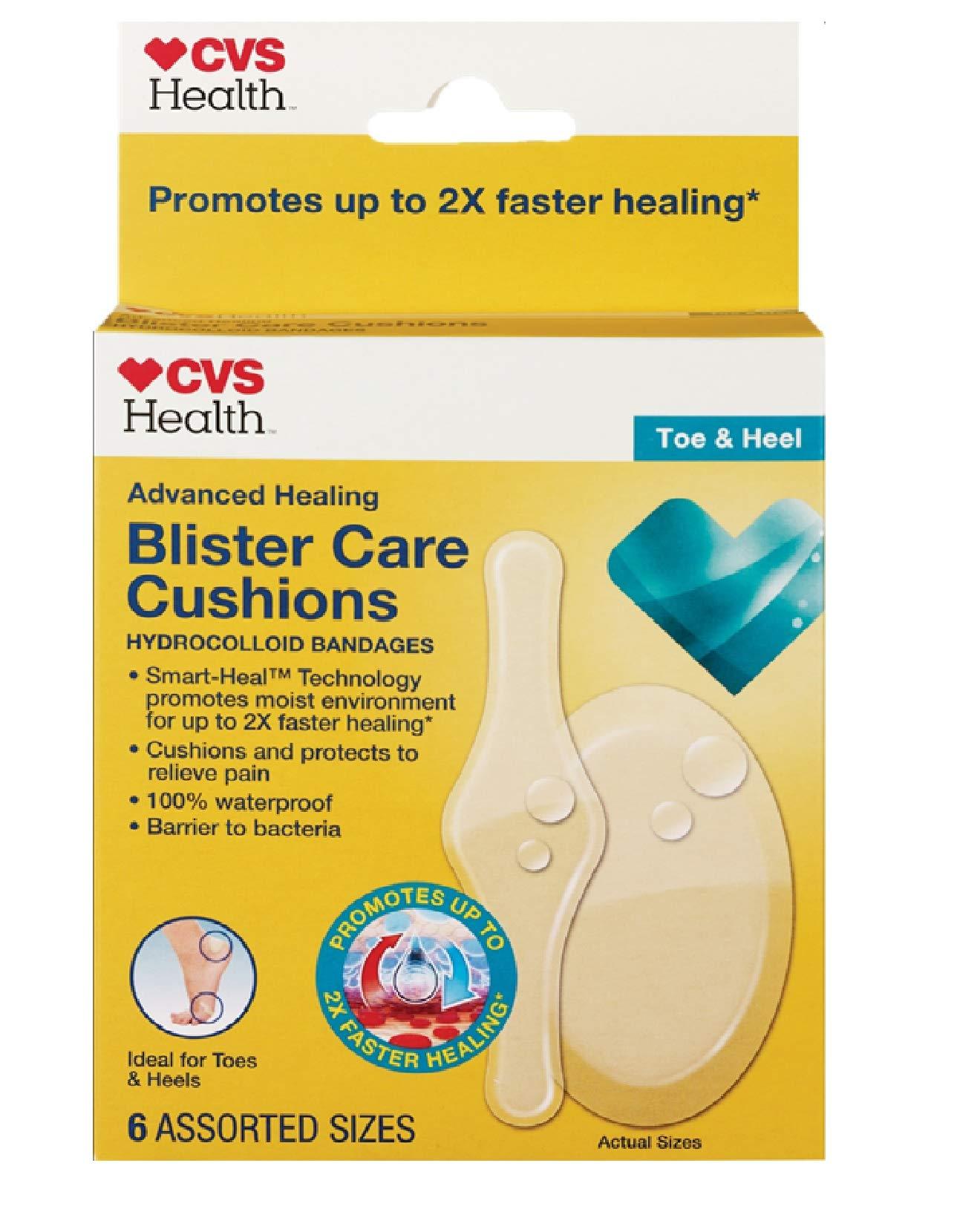 CVS Health CVS Advanced Healing Hydrocolloid Variety Bandages (Blister Toe & Heel)