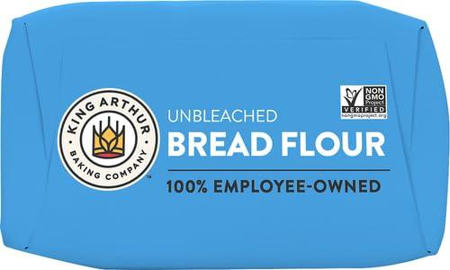 King Arthur King Arthur F King Arthur Flour Unbleached Bread Flour, 5 Pound (Packaging May Vary),, 5 Pound ()
