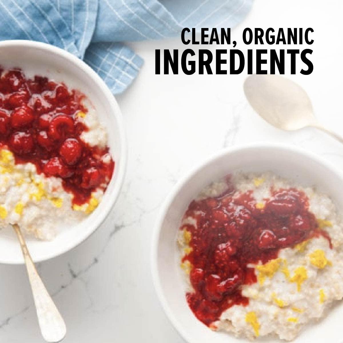 One Degree Organic Foods One Degree Organic Foods Sprouted Steel Cut Oats, USDA Organic, Non-GMO Gluten Free Oatmeal, 24 oz., 4 Pack