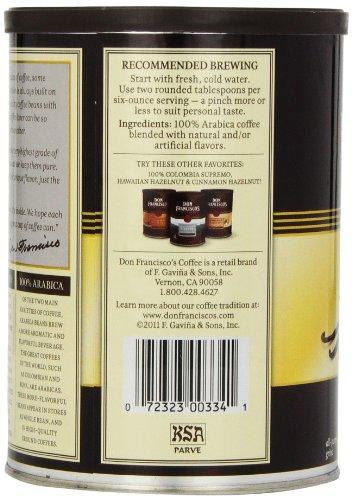 Don Francisco's Don Francisco's Vanilla Nut Flavored Ground Coffee, 100% Arabica (12-ounce can)