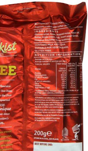 Butterkist Butterkist Toffee Popcorn 200 G (Pack Of 9)