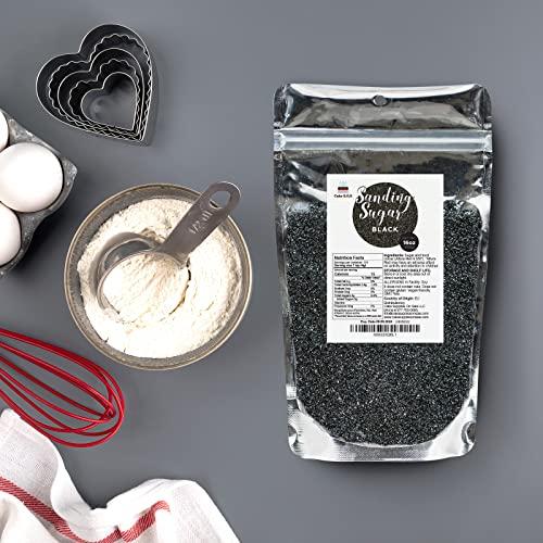 Cake S.O.S. Sanding Sugar Black 16 Oz