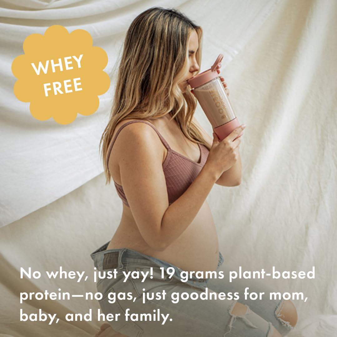 Boobie Brands Boobie Body Superfood Protein Meal Replacement Shake, Vanilla Cookie Flavor | 19g Protein | Safe for Pregnancy, Lactation, & Motherhood | Organic, Vegan, Zero Sugar, 1 Tub (21 oz.)