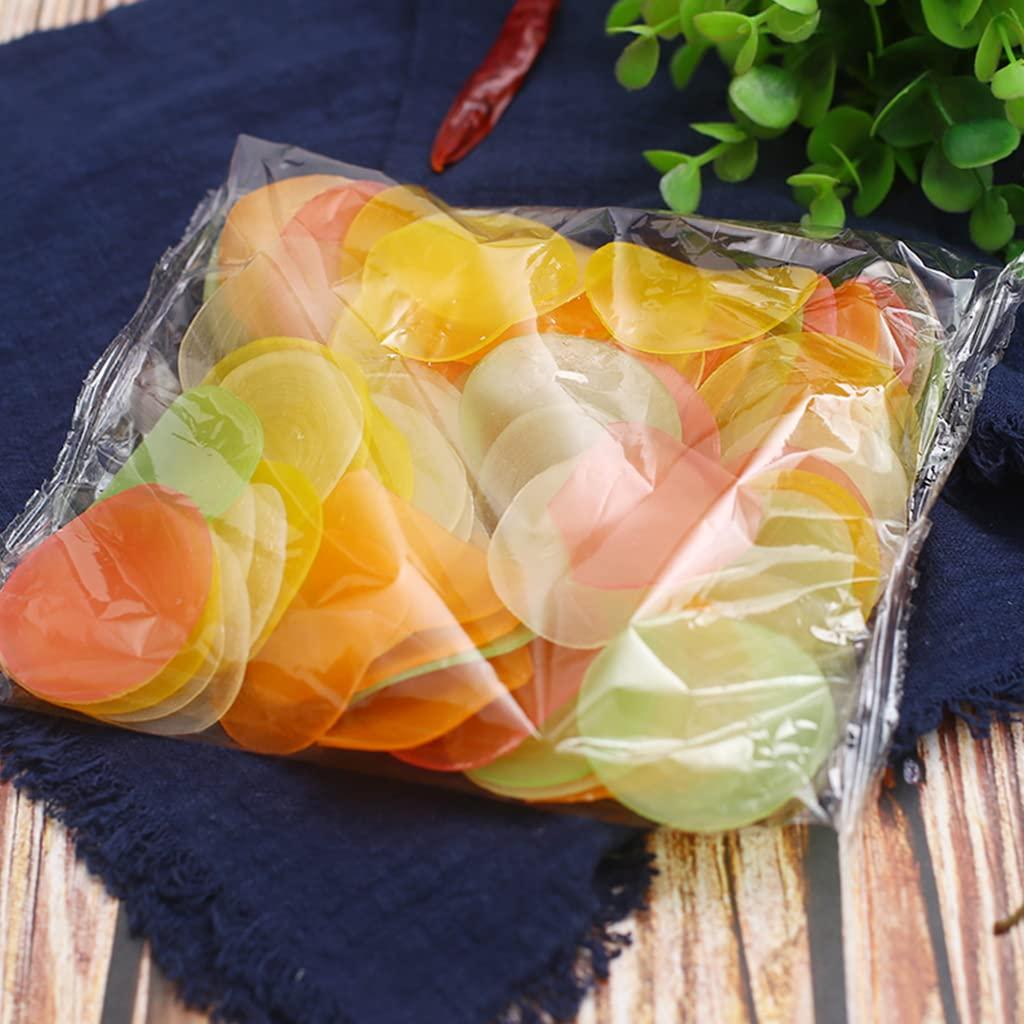 JTEDZI JTEDZI Uncooked Prawn Flavor Chip 6.35 oz / 180g, Colored Shrimp Chips Snack, Prawn Crackers, Shrimp Chips Uncooked, Shrimp Crackers for Party Appetizers (Multi Color, Pack of 2)