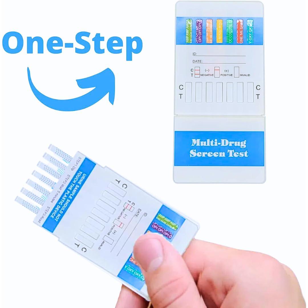 12 Panel Now 12 Panel Drug Test Dip Cards, Tests for 12 Commonly Abused Drugs, 99% Accurate, Fast Results, CLIA Waived, Easy-Read (25)