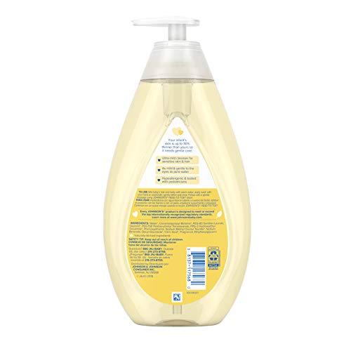 Johnson's Baby Johnson's Head-to-Toe Gentle Tear-Free Baby & Newborn Wash & Shampoo, Sulfate-, Paraben- Phthalate- & Dye-Free, Hypoallergenic Wash for Sensitive Skin & Hair, 27.1 fl. Oz