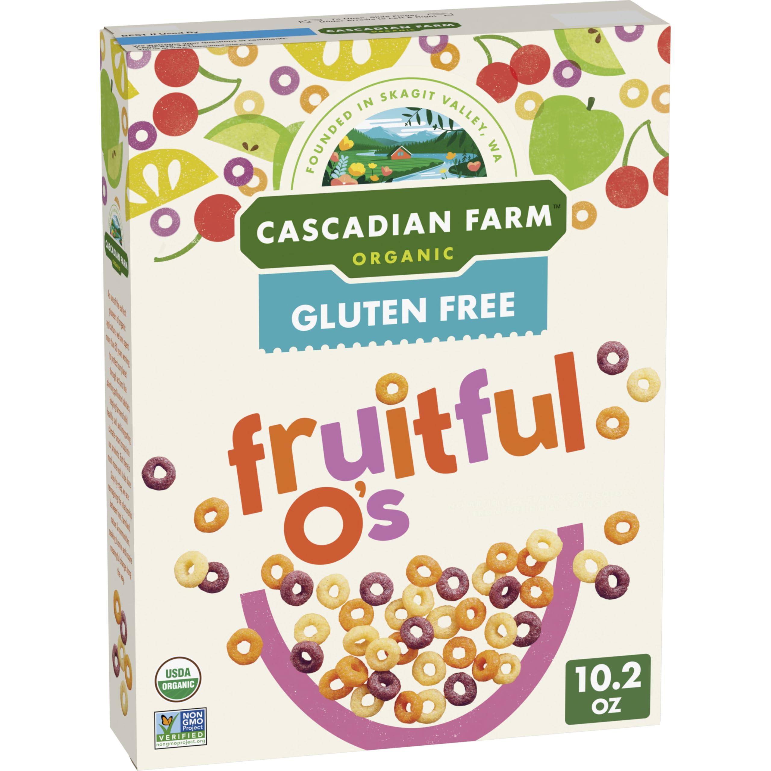 Cascadian Farm Cascadian Farm Organic Fruitful O\'s Breakfast Cereal, Gluten Free, Made With Whole Grain, 10.2 oz