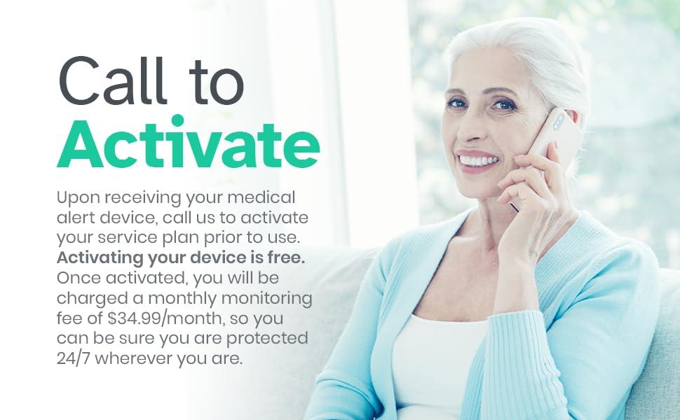 LogicMark LogicMark Freedom Alert Mini, Home Medical Alert System for Seniors and Elderly, Wearable Mobile Device, 2-Way Calling, GPS, Fall Detection, Subscription Based