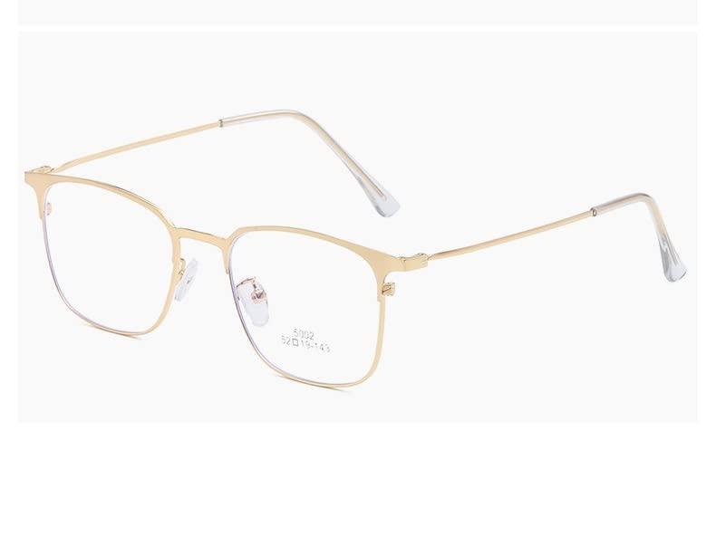 MaLuan Anti Glare Sturdy Computer Readers Eyewear Reading Glasses Blue Light Blocking Flat Light Mirror for Women/Men (Color : Red-golden, Size : +2.00)