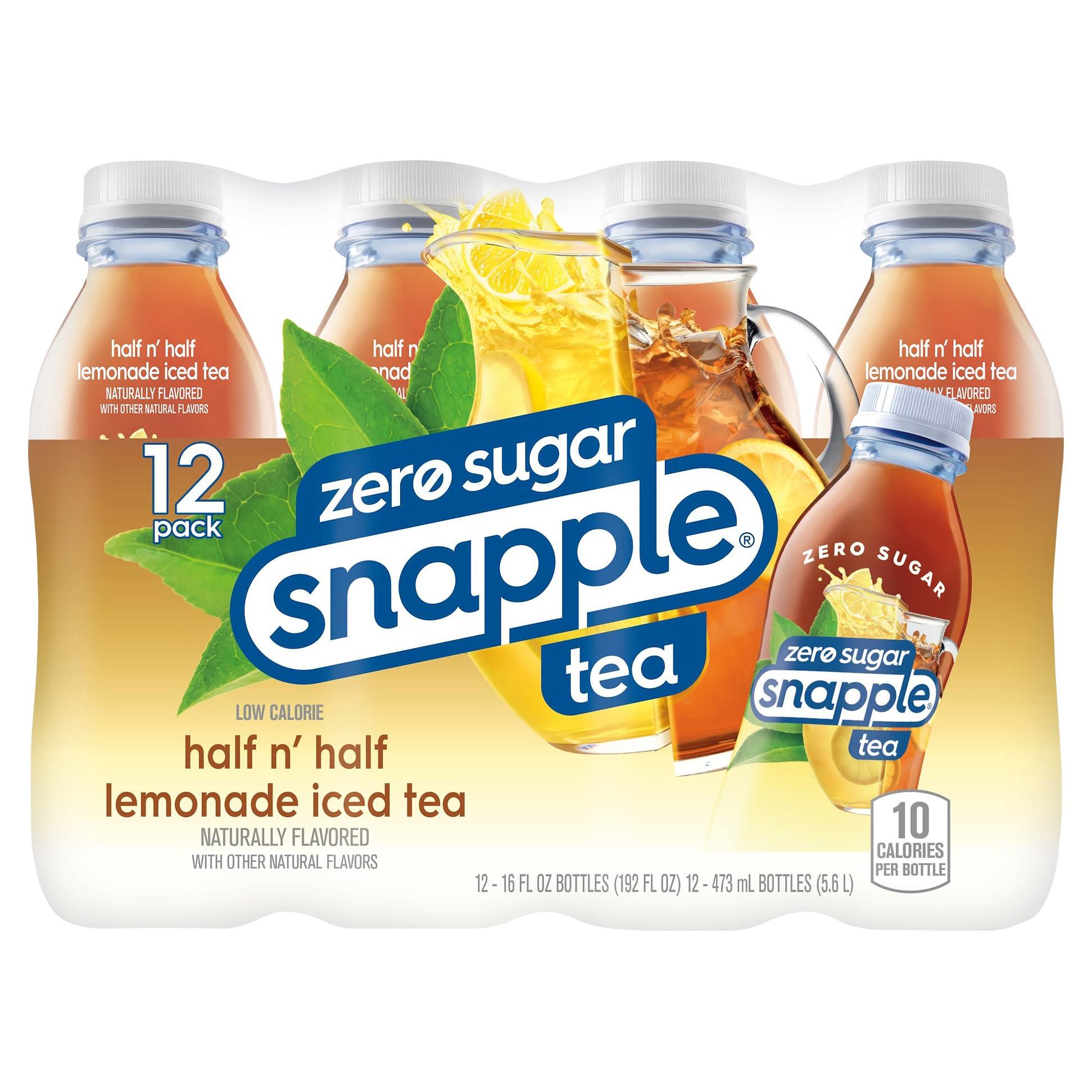 Snapple Snapple, Half & Half Lemoande Iced Tea, 16 Fl Oz, 12 Pack
