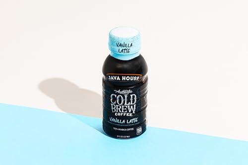 Java House Java House Cold Brew Coffee, 6 Pack of 8oz Bottles, Ready to Drink Instant Cold & Iced Coffee (Vanilla Latte)