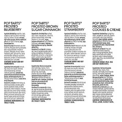 Pop-Tarts Pop-Tarts Toaster Pastries, Breakfast Foods, Kids Snacks, Variety Pack (5 Boxes, 60 Pop-Tarts)