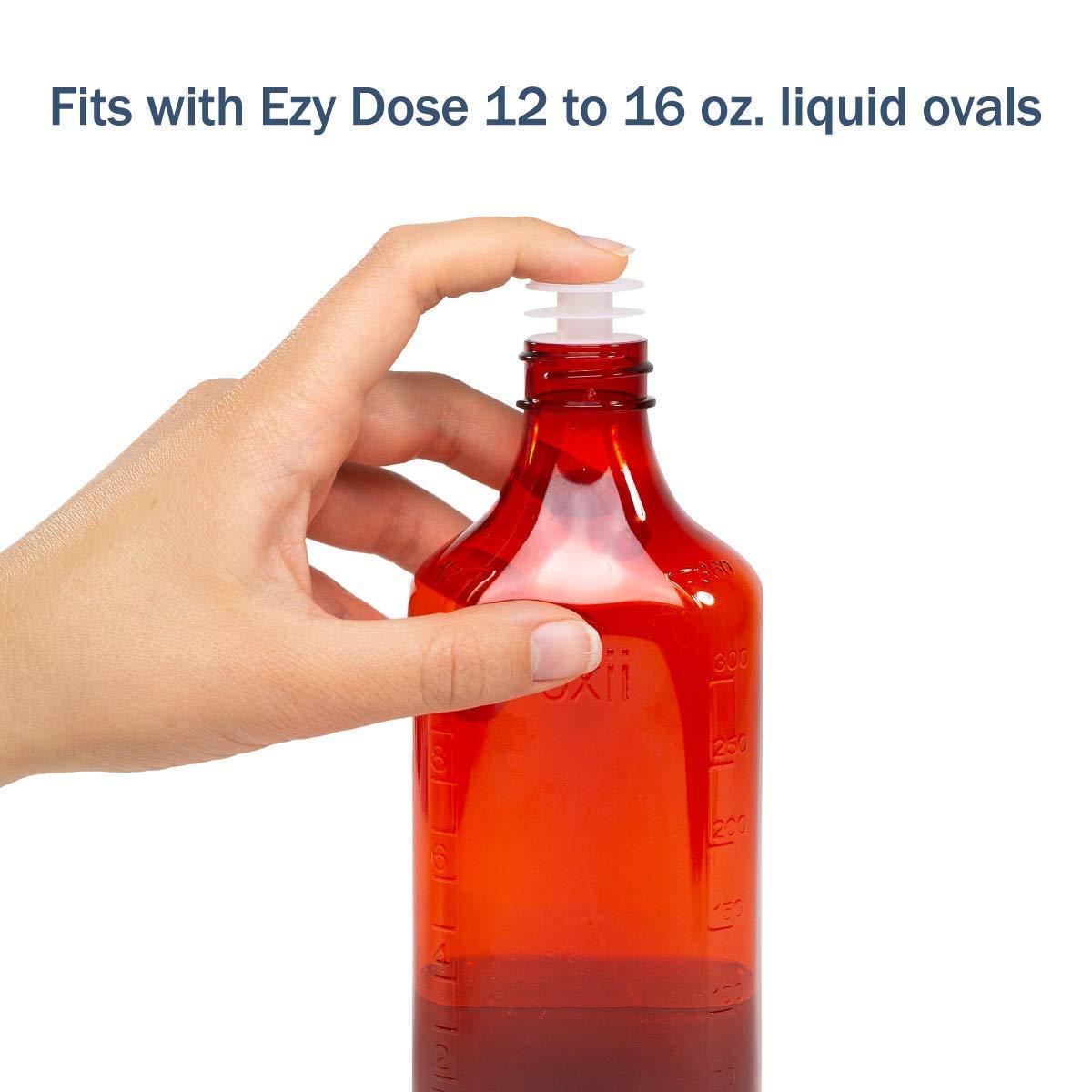 APOTHECARY PRODUCTS Oral Syringe Adapter Plugs, Compatible with 12 and 16 Oz Oval, 28 mm, 50 Count (Pack of 1)