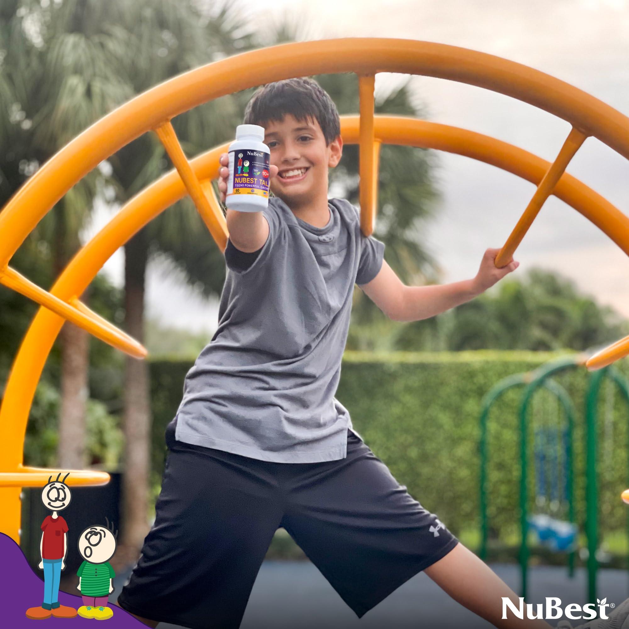 NuBest NuBest Tall 10+ - Advanced Bone Strength Formula - Supports Immunity, Healthy Development & Optimal Wellness - for Children (10+) & Teens Who Drink Milk Daily - 2 Pack | 2 Months Supply