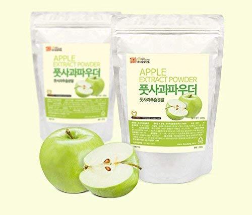 Gapdang Herb Green Apple Extract Powder Natural 100% Pure Fresh Dietary Fiber Vitamin C 200g