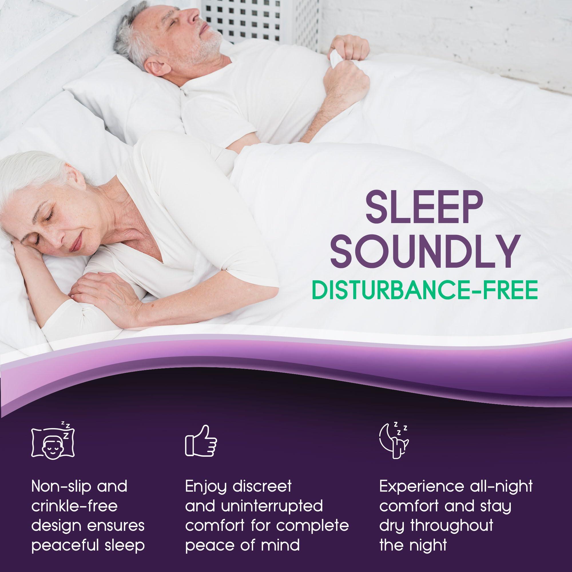 Royal Care Incontinence Bed Pads - 4 Pack 24” x 36” Reusable Waterproof Mattress Protectors - Highly Absorbent, Machine Washable - for Children, Pets and Seniors - Assorted Colors - Royal Care