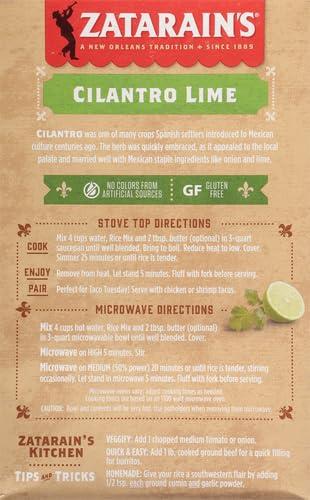 Zatarain\'s Zatarain\'s Family Size Cilantro Lime Rice, 15 oz (Pack of 3)
